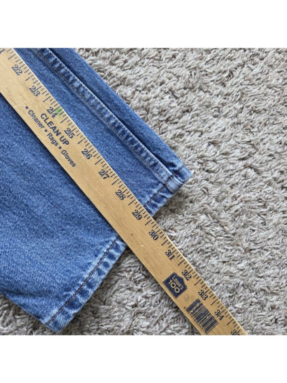 Vintage Levis 505 Jeans Womens 16 MIS S Lower Rise Straight Leg Denim USA Made - Picture 5 of 8